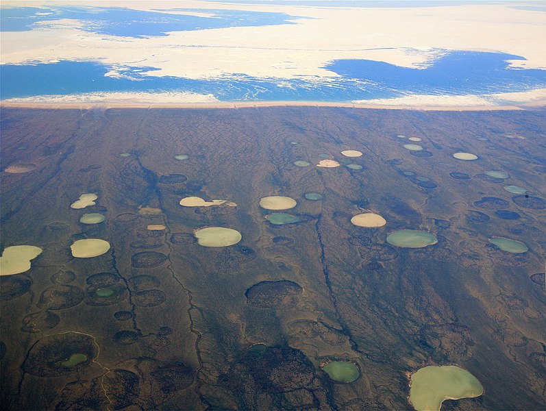 Permafrost-thaw-ponds-Hudson-Bay-Canada